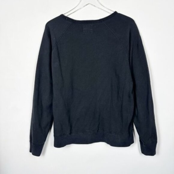 SITKA Black Crew Neck Sweatshirt Large - Picture 2 of 5